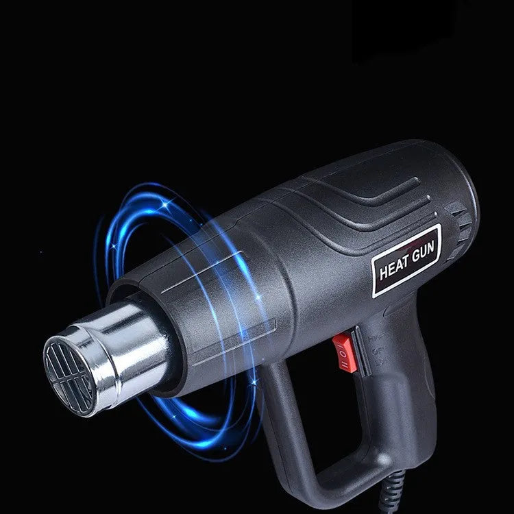 2000W hot air tool with grid air outlet design and anti-slip thermal insulation shell for industrial heating applications