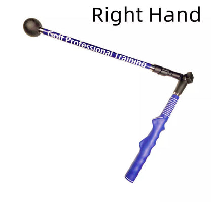 Action Corrector Golf Swing Auxiliary Practice Appliance in black and blue