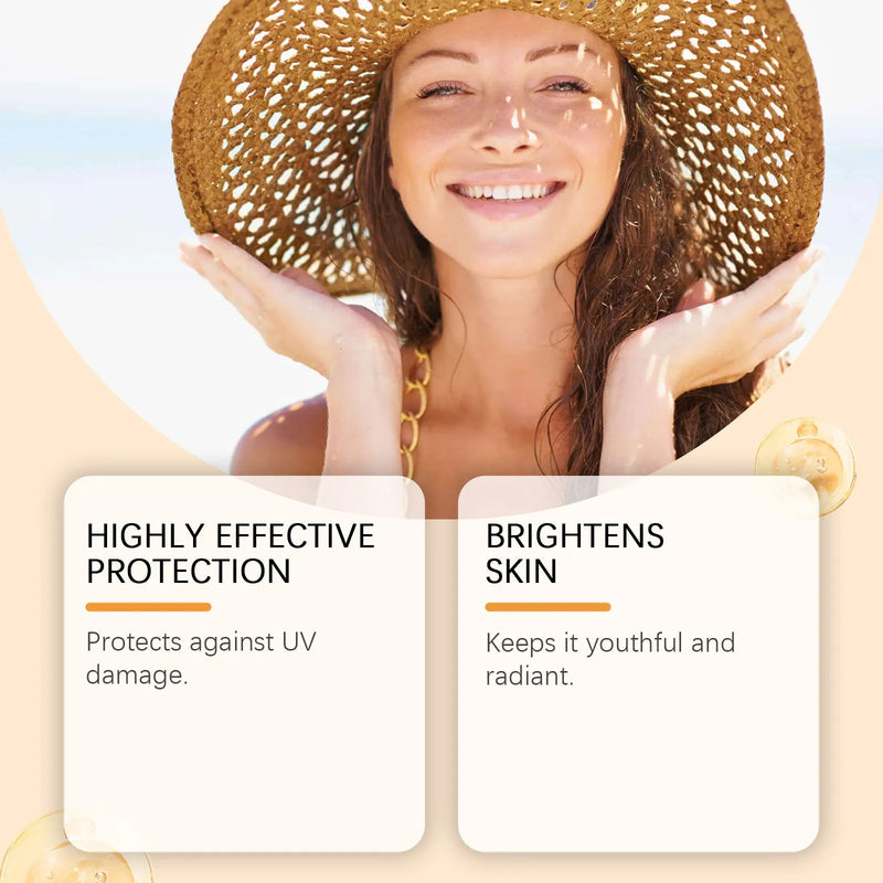 Sunscreen stick with mineral oil and titanium dioxide UV protection in convenient 23g portable protective stick format for face and body application with non-oily lightweight skin-refreshing formula