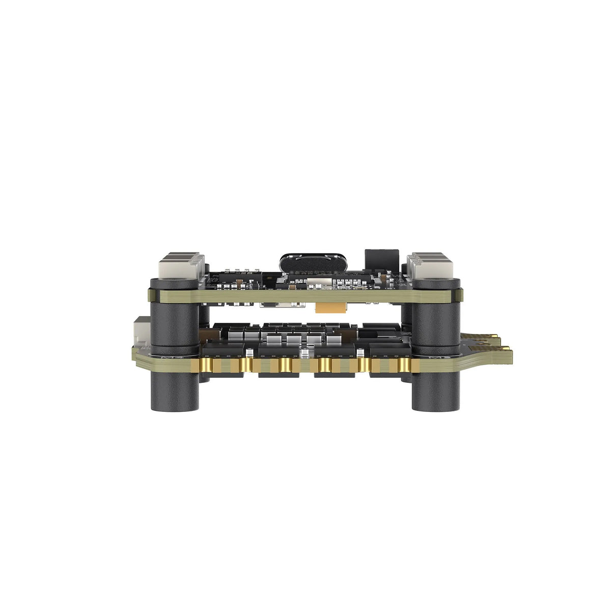 TAKER F722 BLS 60A V2 flying tower stack with flight control board, electric control board, XT60 power cord and M3 screws