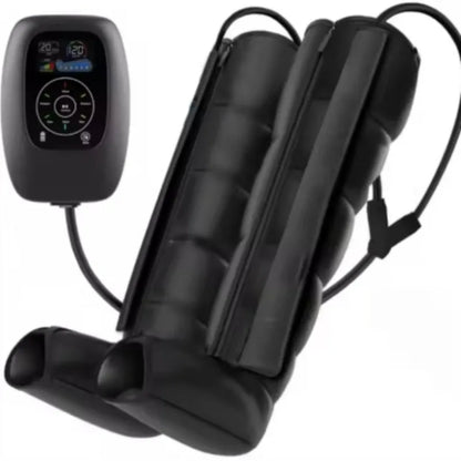 Air wave pressure leg arm and waist massager with handheld remote control