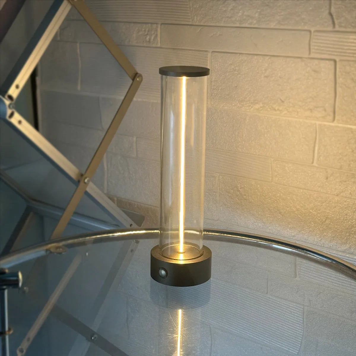 LED line glass magnetic suction light strip with USB charging, dimensions 53mm by 234mm