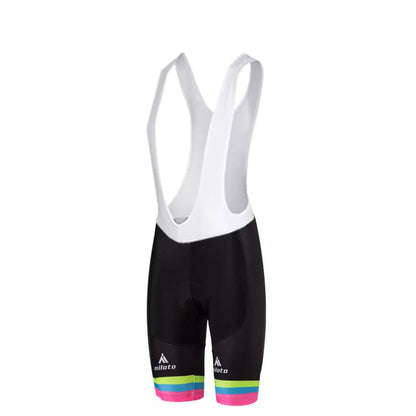 Men's Summer Cycling Kit in White and Black with moisture-wicking fabric