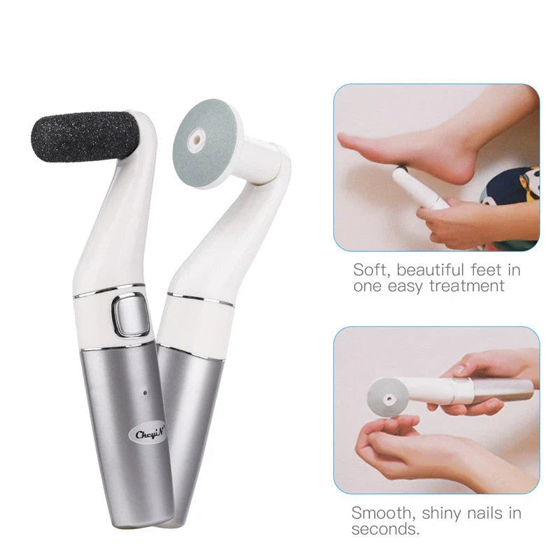 Premium Electric Foot Callus Remover - Rechargeable Pedicure Foot File for Smooth, Healthy Feet