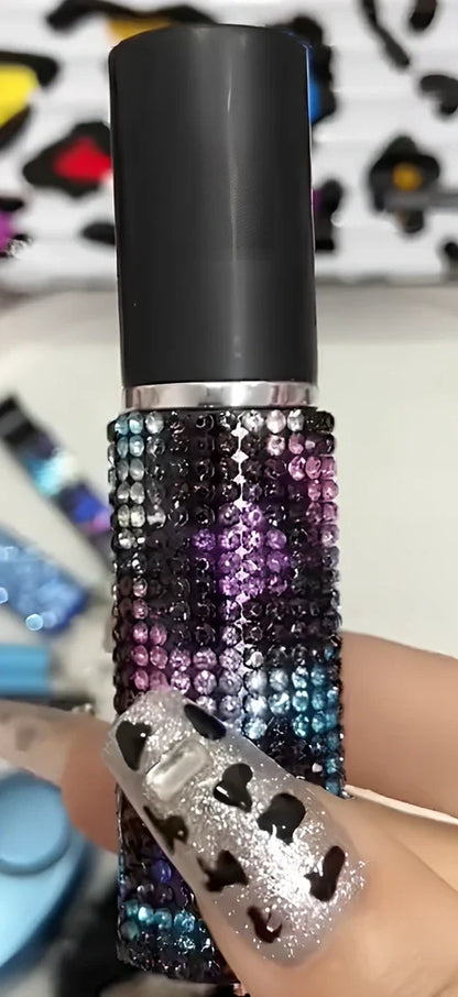 100ml transparent glass perfume bottle with silver spray mechanism and screw cap for fragrance preservation