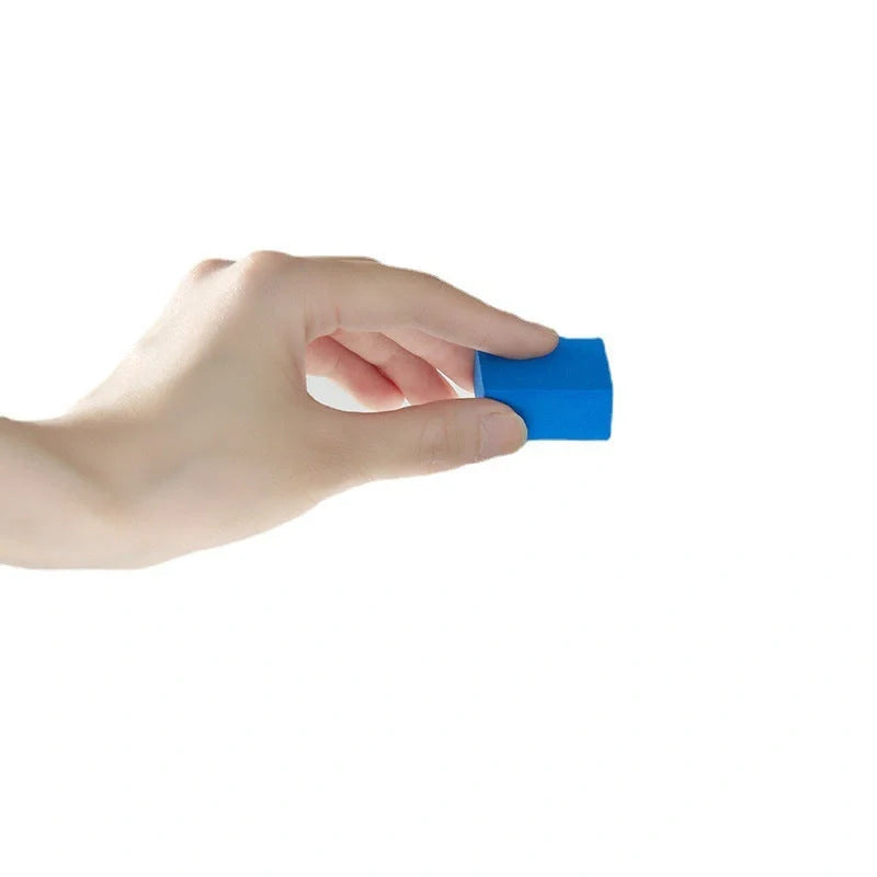 Mini Diamond Sponge Eraser for kitchen and bathroom cleaning, blue color