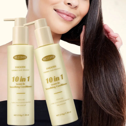 Wash-free Soft 10-in-1 Hair Conditioner 210g bottle for frizzy hair moisturising without rinsing