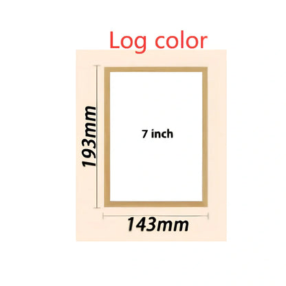 Personalised LED photo frame displaying custom black-and-white sketch with tri-colour lighting options