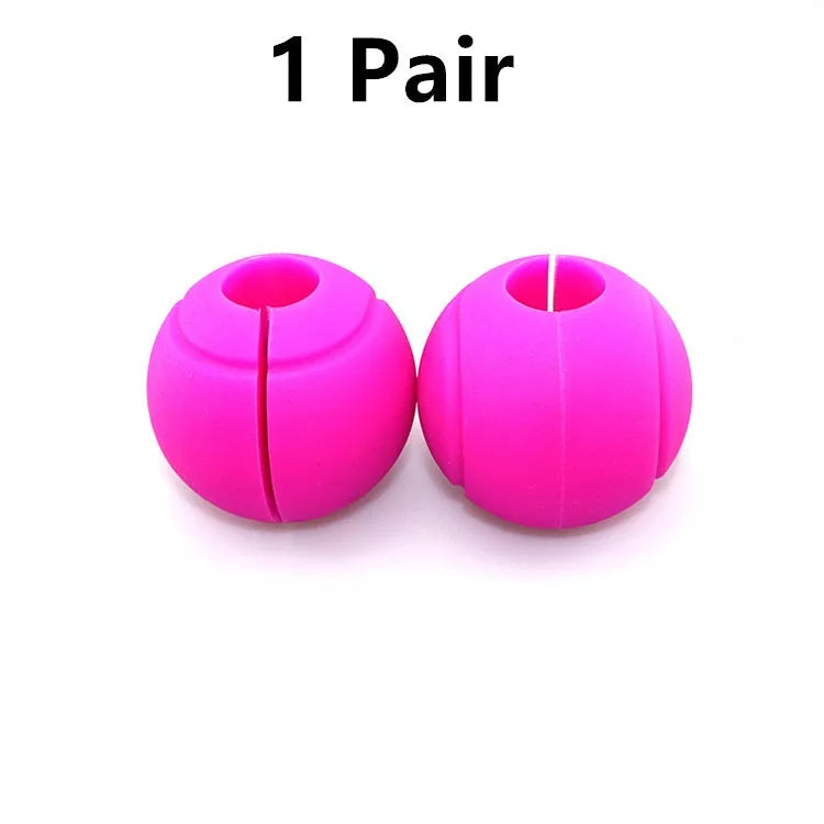 Food Grade Silicone Dumbbell Grip with non-slip surface in various colors
