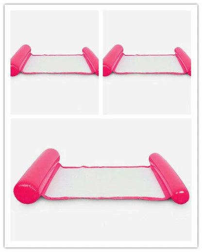 Inflatable Water Lounge Chair in pool with hammock-style design for ultimate relaxation