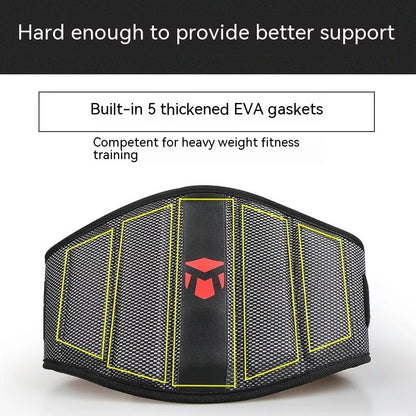 Deep Squat Workout Belt for weightlifting, adjustable for waist sizes 2 feet 6 inches to 3 feet 4 inches