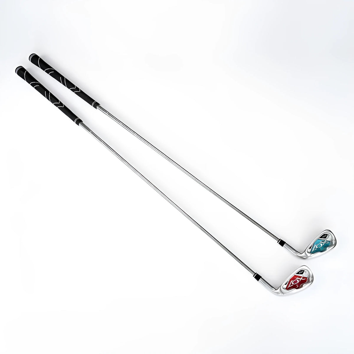 Golf club with steel or carbon shaft in men red, men blue, women purple, or lady purple colour option