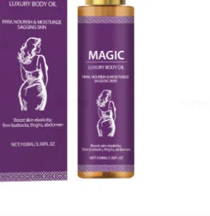 100ml body soothing treatment oil bottle with jojoba camellia sweet almond oils