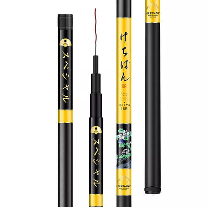 5H19 Hardened Carbon Fishing Rod in 28 fishing and 19 fishing colors, various lengths