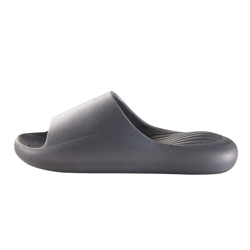 Fashionable and comfortable slippers with cushioned soles and anti-skid technology, available in a variety of vibrant colors.