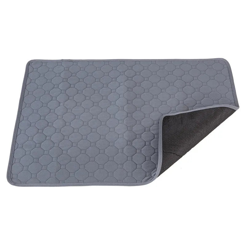 Pet Parents washable dog pee pad in neutral colour with waterproof backing