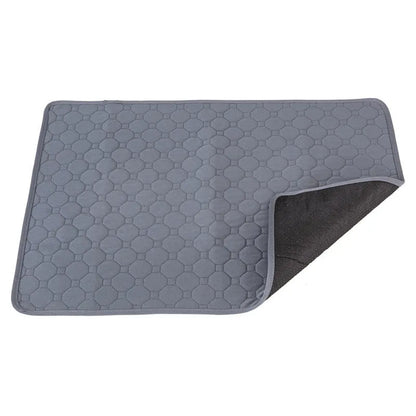 Pet Parents washable dog pee pad in neutral colour with waterproof backing