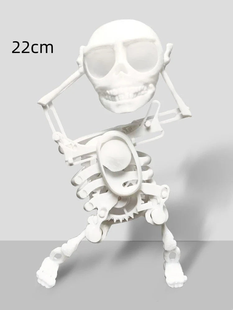 Customizable 3D Skull Desk Toy - Unique Gothic-Inspired Office Accessory for Stress Relief
