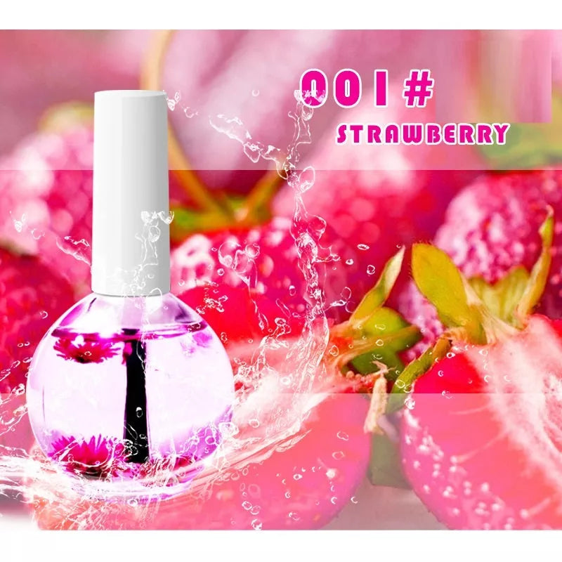 Dried Flower Nail Treatment Oil in 15ml bottle with natural ingredients for nail care