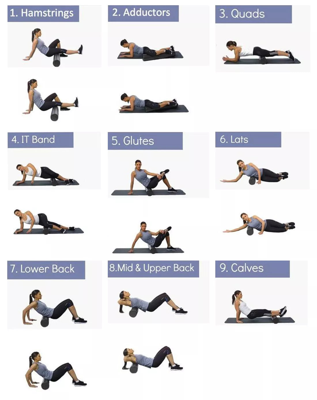 Yoga Column Peanut Ball EPP Foam Shaft Set for physical therapy and exercise