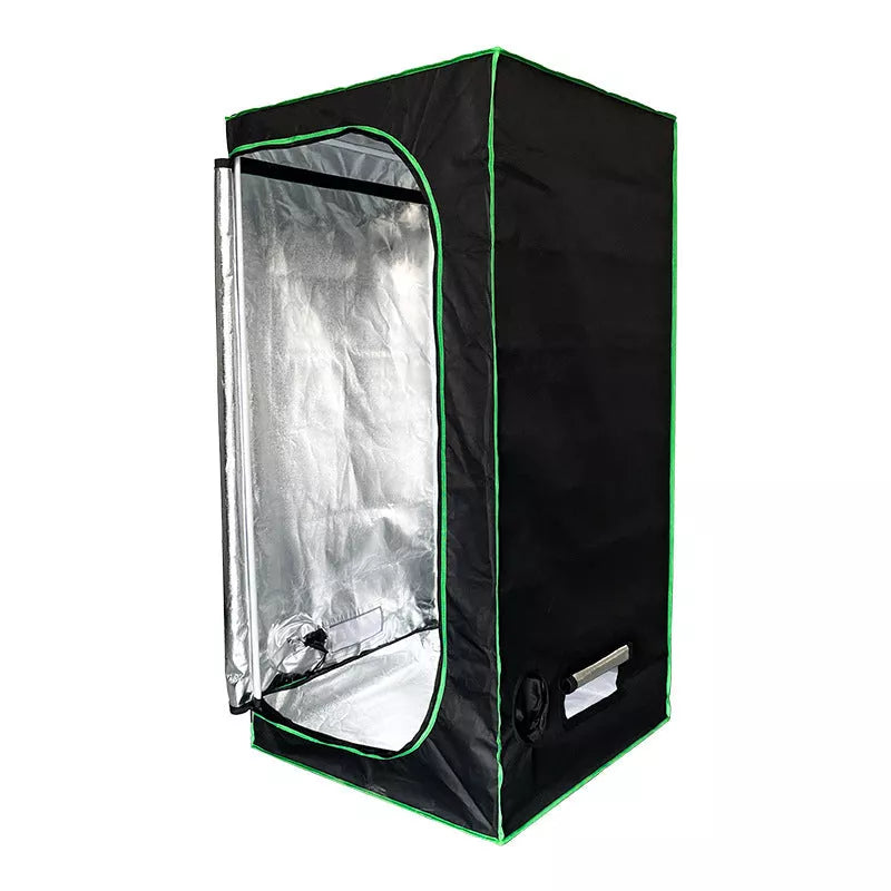 600D Plant Growing Greenhouse Tent with green edging, dimensions 80X80X160CM
