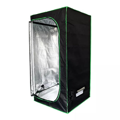 600D Plant Growing Greenhouse Tent with green edging, dimensions 80X80X160CM