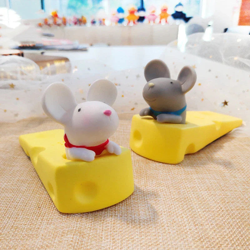 Hhomeenjoy Adorable Cartoon Animal Door Stopper - Protect Doors & Prevent Accidents