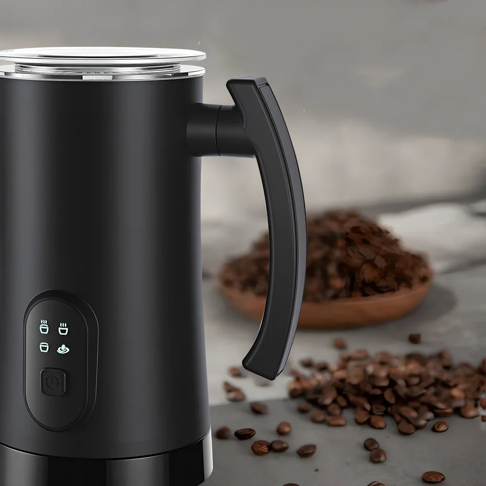 Stainless steel electric milk whipping machine with 400W power and dual temperature capacity