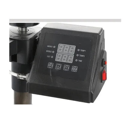 Black thermal transfer printing machine for T-shirts and fabric with 70cm working area