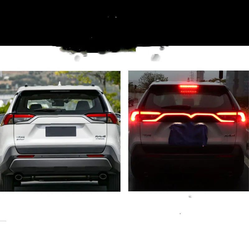 Car tail light for 2019-2020 Toyota RAV4, ABS and imported LED rear lamp, 12-24V, 6000-6700K, one piece