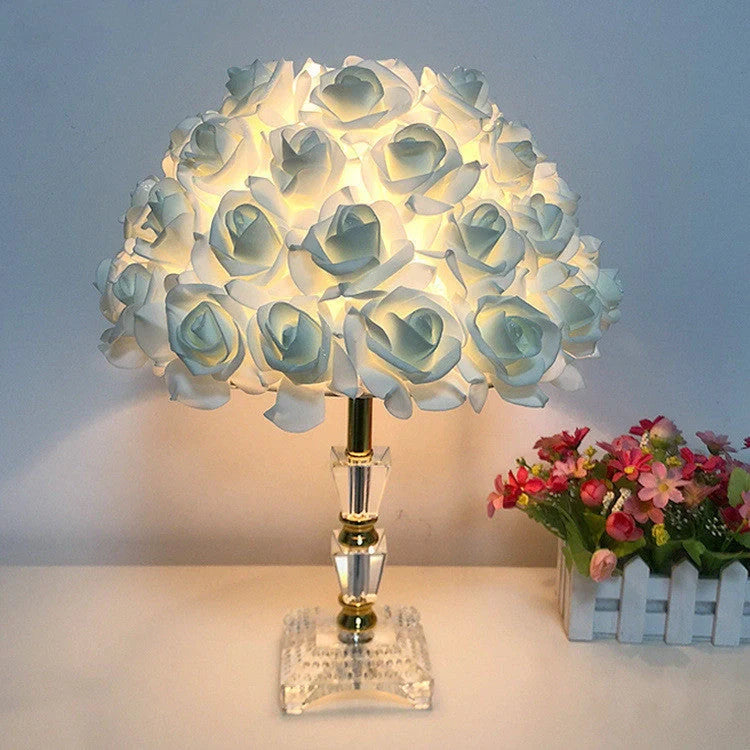 220V Wedding Decoration Lamp with Creative Roses Flower Design for romantic home lighting