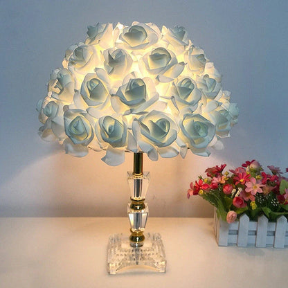 220V Wedding Decoration Lamp with Creative Roses Flower Design for romantic home lighting