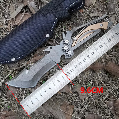 8CR13MOV blade camping knife with 3CR13MOV handle for outdoor use