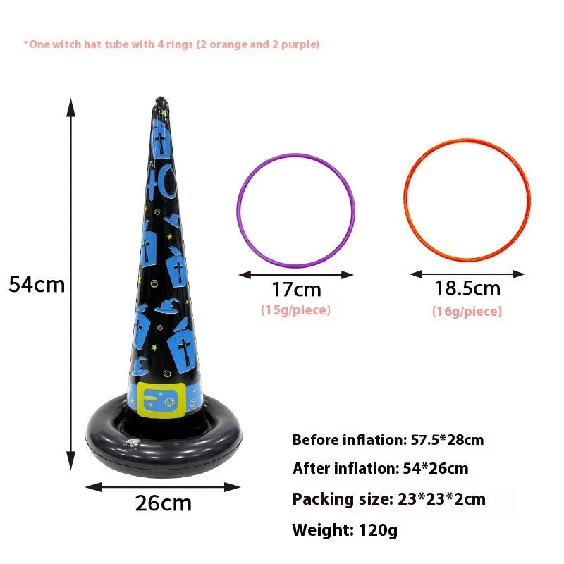 Inflatable Octopus Ferrule Throwing Toy in multiple colours for teenager ability training