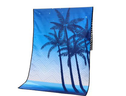 Superfine fibre beach towel in various colours, 175x75cm size, 280g lightweight for travel and outdoor sports