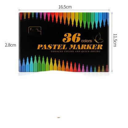 Hand pen body painting DIY graffiti set with 16.5cm plastic pens in a colour box