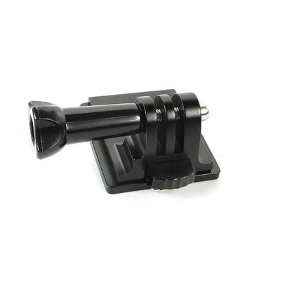 Black GoPro helmet holder extension rod with quick release bracket