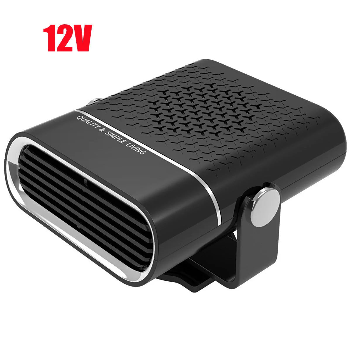 3-in-1 car heater defogger with adjustable nozzle for clear driving visibility