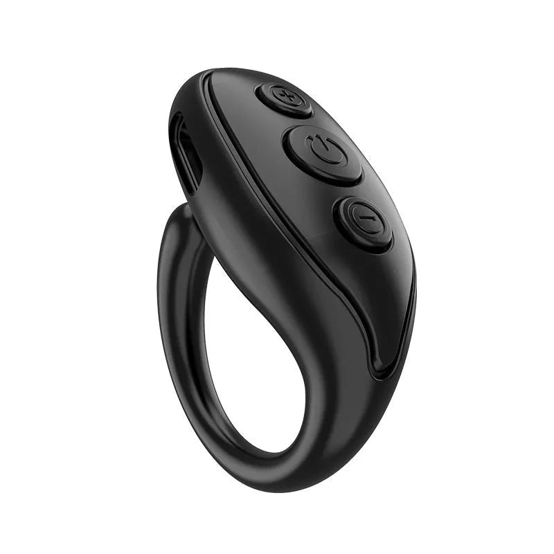 Ring Bluetooth Remote Control for Mobile Phone Self-timer in black, white, or pink