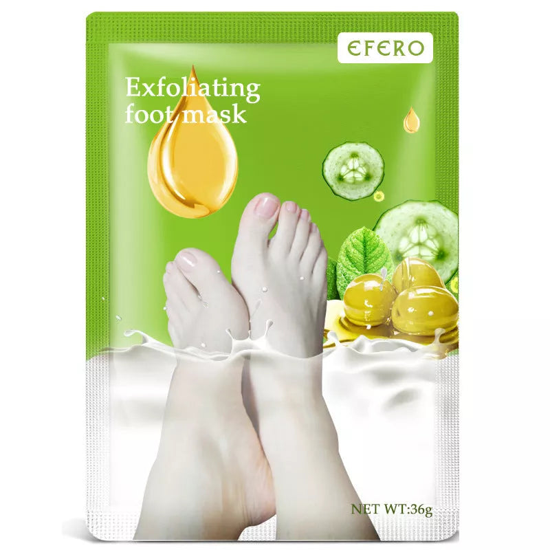 Exfoliating foot mask socks for dead skin removal and heel whitening, 2024 model