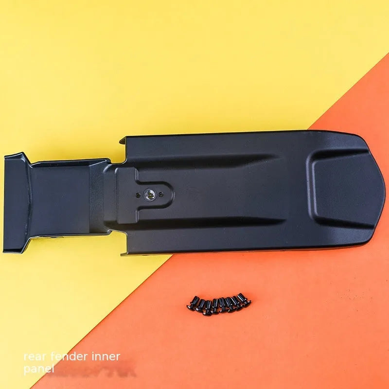 Light Bee electric off-road bicycle tail mudguard kit made from carbon fibre with lengthened rear fender and inner plate for enhanced dirt and spray protection