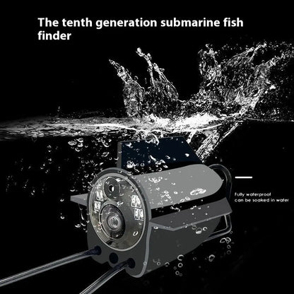 Underwater fish finder camera with 4.3-inch monitor, 220-degree lens, and LED lights on a 30-metre cable.