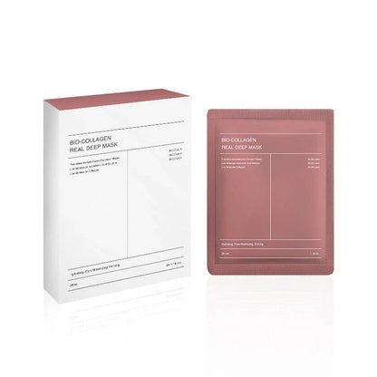 Hydrating collagen facial mask with nourishing botanicals for youthful, radiant skin