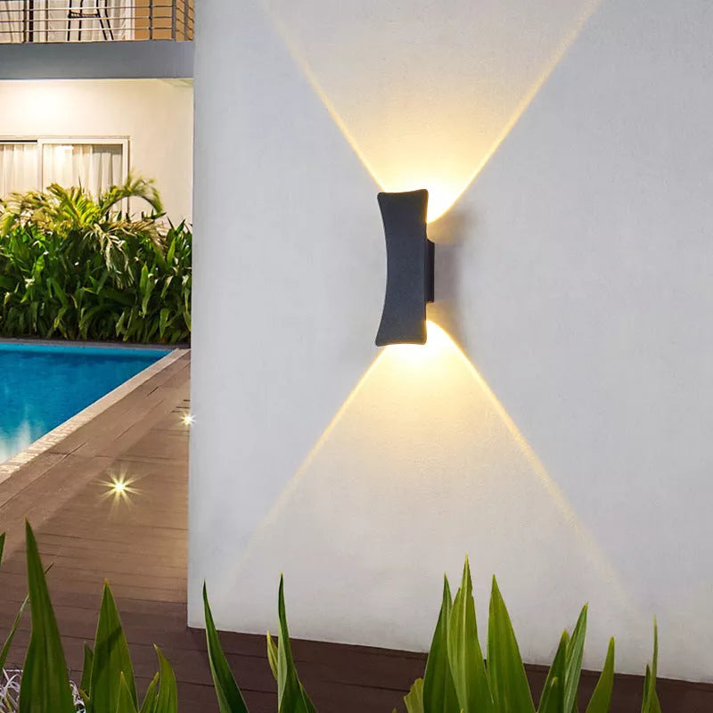 Modern waterproof outdoor wall lamp for garden and villa lighting