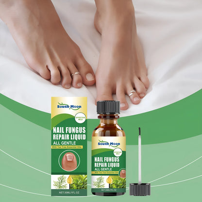 30ml bottle of tea tree oil nail fungus repair solution with liquid formula