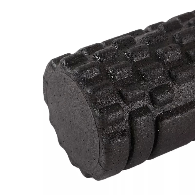 Black Hollow Sports Foam Roller for balance, pilates, and fitness