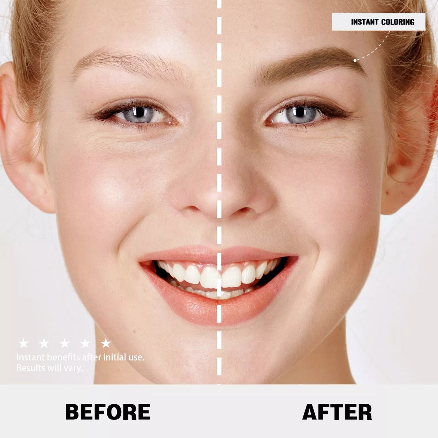 PHOFAY Tinted Eyebrow Gel in tube with brush applicator for waterproof, long-lasting brow definition