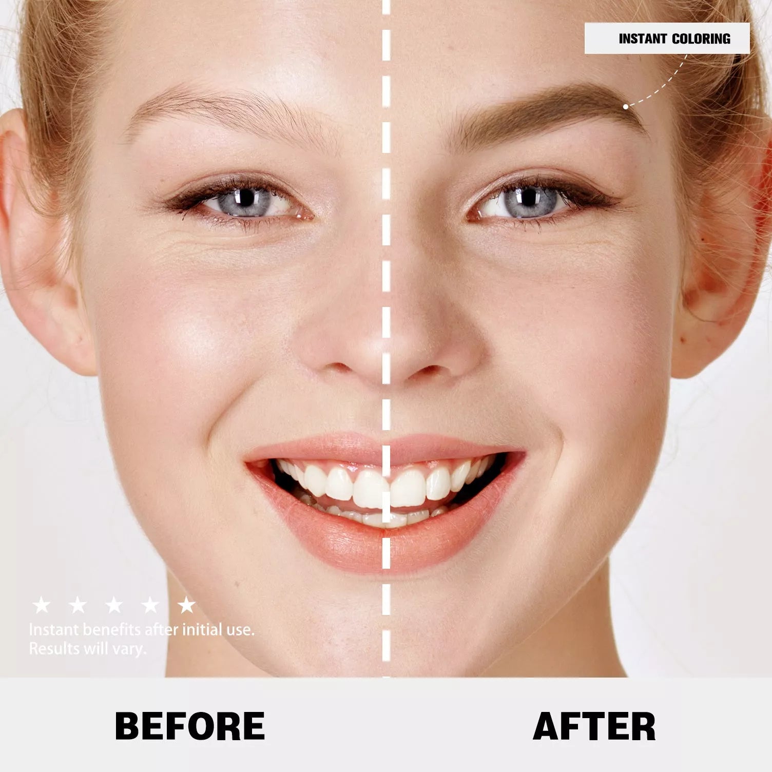 PHOFAY Tinted Eyebrow Gel in tube with brush applicator for waterproof, long-lasting brow definition