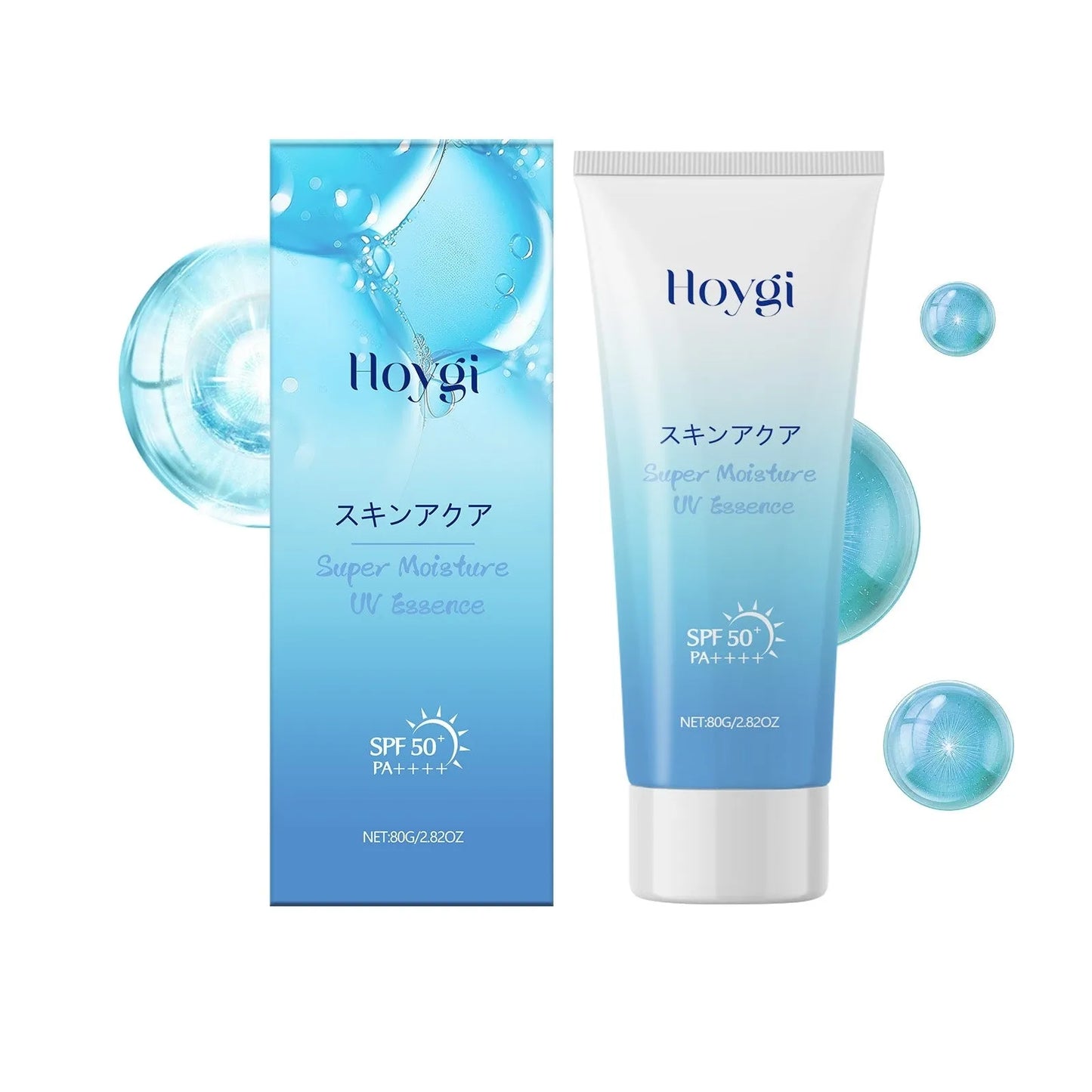 80g tube of Refreshing Moisturising Sunscreen with SPF 50+ and hyaluronic acid for daily protection