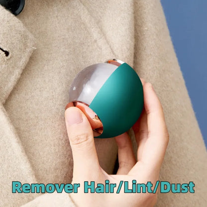 Green Gold reusable gel lint roller ball for removing pet hair from fabrics.